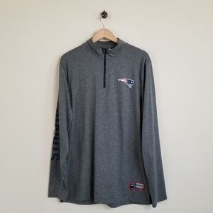NFL Team Apparel New England Patriots Pullover Shirt Large